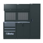 BETA - Combinazione arredo officina RSC50 D - 2,1MT 2 moduli + armadio A1.