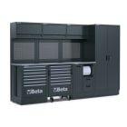 BETA - Combinazione arredo officina RSC50 F - 3,2MT 3MODULI + ARMADIO A2.