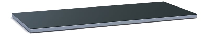 BETA - Piano di lavoro da 1,5m per arredo officina RSC50 con tamponamento antracite 7016 di dimensioni 1495x630mm.