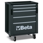 BETA - Cassettiera mobile con 5 cassetti per arredo officina RSC50, ideale per organizzare utensili e materiali. Cassettiere 5 cassetti C5, perfetta per mantenere l'ordine nel tuo spazio di lavoro.