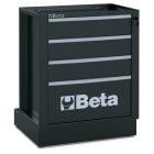 BETA - Modulo fisso con 4 cassetti per arredo officina RSC50 M4.