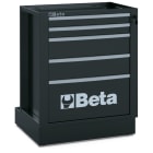 BETA - Modulo fisso con 5 cassetti per arredo officina RSC50, moduli 5 cassetti M5, ideale per organizzare attrezzi.