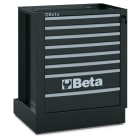 BETA - Modulo fisso con 8 cassetti per arredo officina RSC50, moduli 8 cassetti M8 per organizzazione efficiente.