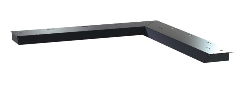 BETA - Carter angolare per arredo officina RSC50, ideale per organizzare spazi di lavoro, e carter angolare per led, perfetto per illuminazione efficiente e moderna.