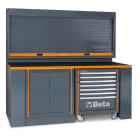 BETA - Postazione di lavoro per arredo officina RSC55 PARETI + BANCHI RACING PRO MA&C7 PB-PRO8.