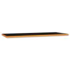 BETA - Piano di lavoro da 2 metri per banco arredo officina con piani e traverse orange 2mt bo/pt.