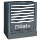 BETA - Modulo fisso con 7 cassetti per arredo officina Racing Line M7.