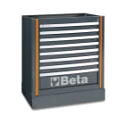 BETA - Modulo fisso con 8 cassetti per arredo officina, moduli 8 cassetti racing line m8.