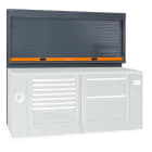 BETA - Parete portautensili con tapparella per arredo officina struttura 2mt grey PSP-G.
