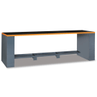 BETA - Banco da lavoro completo 2,8 metri arredo officina RSC55 Orange BO.