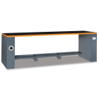 BETA - Banco da lavoro completo 2,8 metri per arredo officina RSC55 Orange PRO BO.