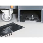 BETA - Banco da lavoro da 2,8 metri per arredo officina RSC55, banchi completi 2,8mt grey BG.
