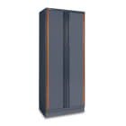 BETA - Armadio in lamiera a 2 ante per arredo officina RSC55, armadi 2 ant.racing line 80x50 a2.