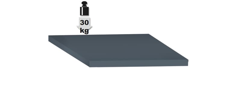 BETA - Ripiano interno per armadio C55A1/C55AT1, ripiani armadi 1ant version 2018 40x40, ideali per organizzare lo spazio.