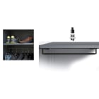 BETA - Ripiano interno per armadio C55A1/C55AT1 con barra appendiabiti, rip. armadi 1 anta c/barra RSC55 40x40.