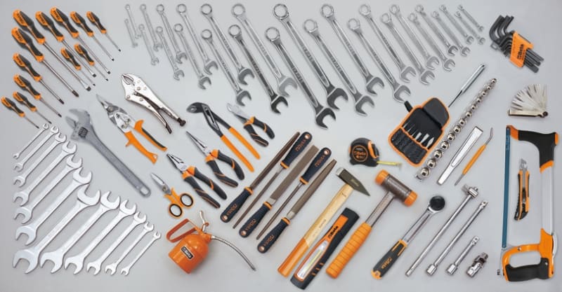 BETA - Assortimento di 107 utensili per manutenzioni industriali C22S-C23S CCVI.