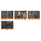 BETA - Assortimento di 104 utensili per impiego universale in termoformato rigido in ABS CONTENUTI 104 UT. UNIVERSALE VU/2T