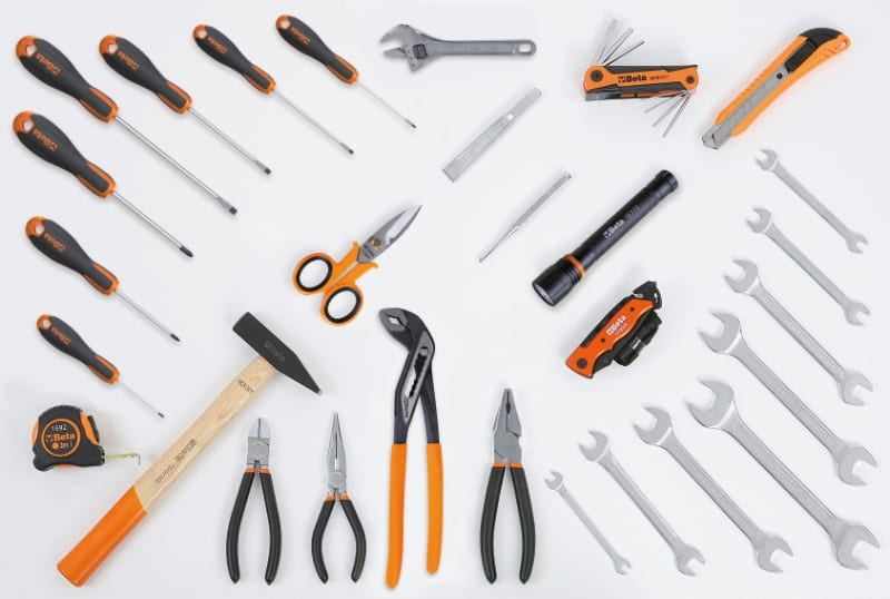 BETA - Assortimento di 35 utensili per impiego universale CONTENUTI 35UT UNIVERSALI CCVU0.