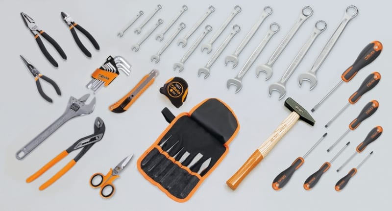 BETA - Assortimento di 45 utensili per impiego universale per cestelli CCVU1.