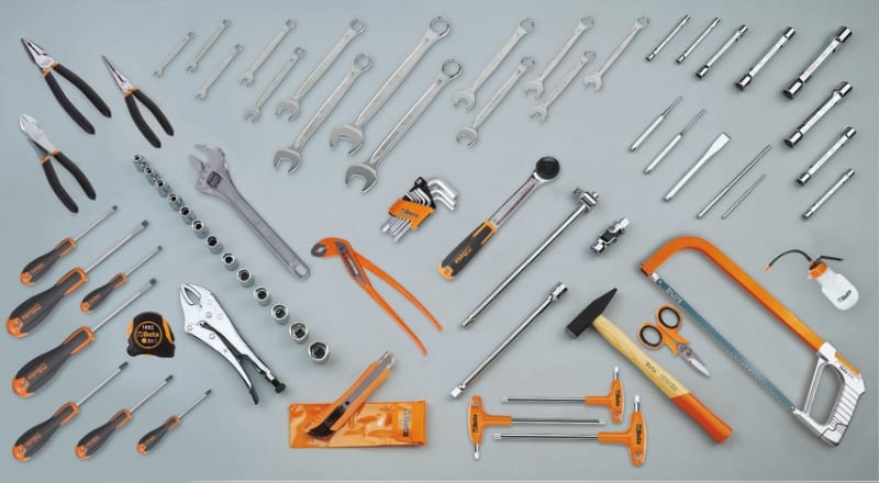 BETA - Assortimento di 74 utensili per impiego universale per cestelli vu3.