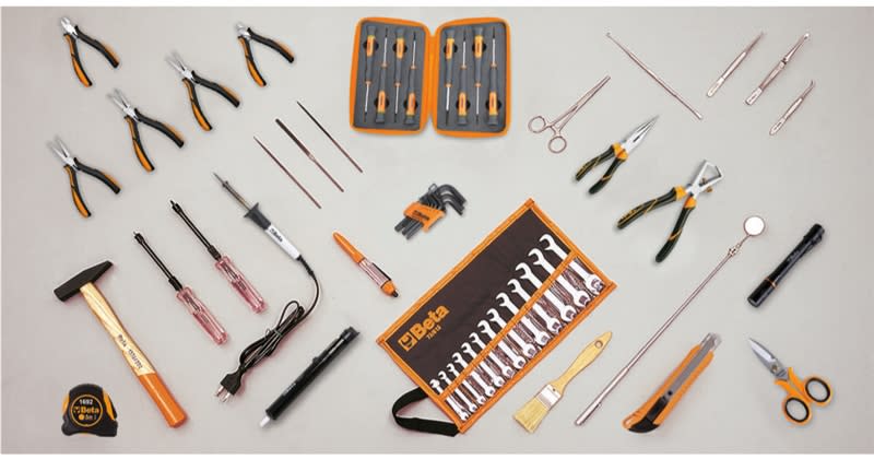 BETA - Assortimento di 57 utensili per elettronica CC EL/A.