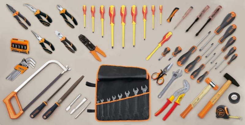 BETA - Assortimento di 70 utensili per elettrotecnica, contenuti 70ut x elettrotecnica cc et/a.