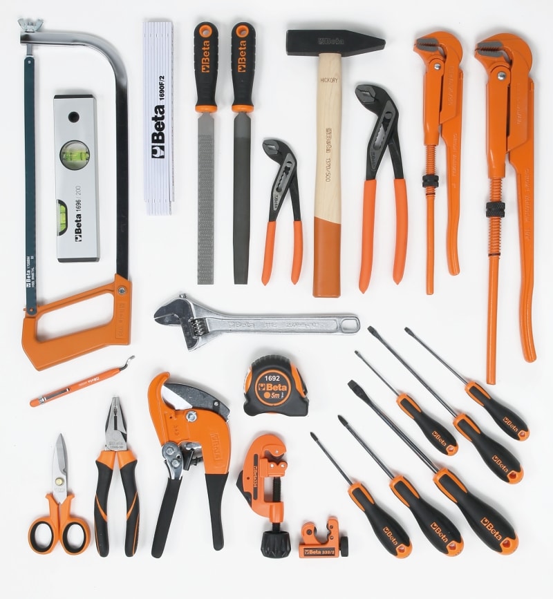 BETA - Assortimento di 24 utensili per idraulica CONTENUTI 24UT PER IDRAULICA CC ID/1
