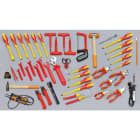 BETA - Assortimento di 46 utensili per elettrotecnica isolati 1000V CC MQ.