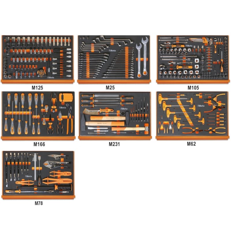 BETA - Assortimento di attrezzi per officina CONTENUTI 333 UT HEAVY ROAD H/7M.
