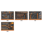 BETA - Assortimento di 273 utensili per autoriparazione in vassoio morbido EVA CONTENUTI 273 UT LIGHT ROAD L/4M.