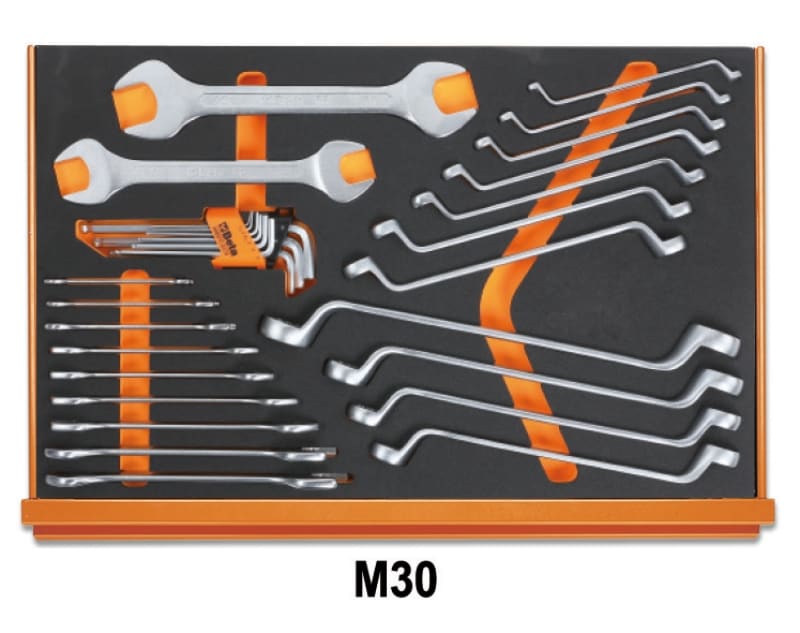 BETA - Assortimento di 214 utensili per impiego universale in vassoio morbido in EVA, contenuti 214 ut universale U6/M.