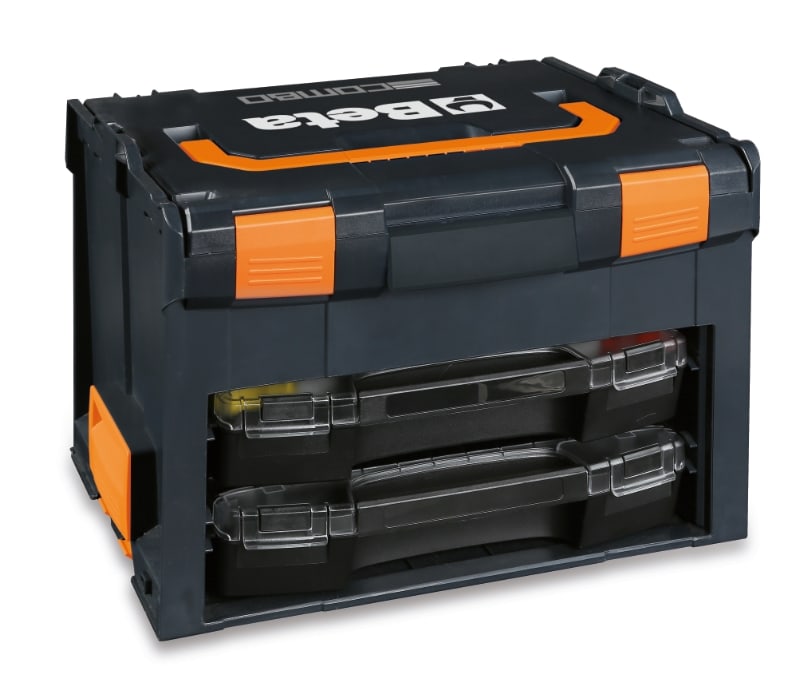 BETA - Assortimento di 116 utensili per valigetta portautensili combo c99v3/2c, in vassoio morbido in eva, assortimenti 116ut combo c99 v3.