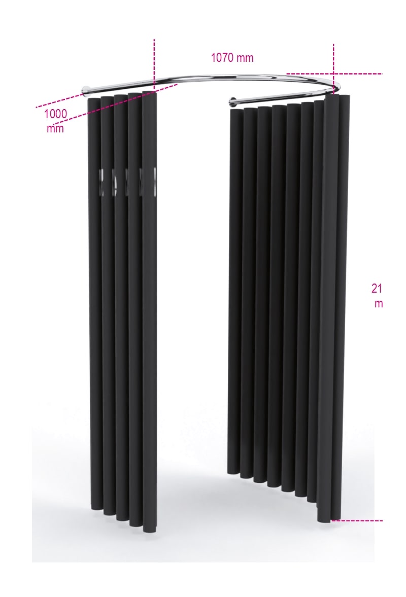 BETA - Camerino versatile e robusto, ideale per ambienti di lavoro. Dimensioni 1000x2100x1070mm, modello CW.