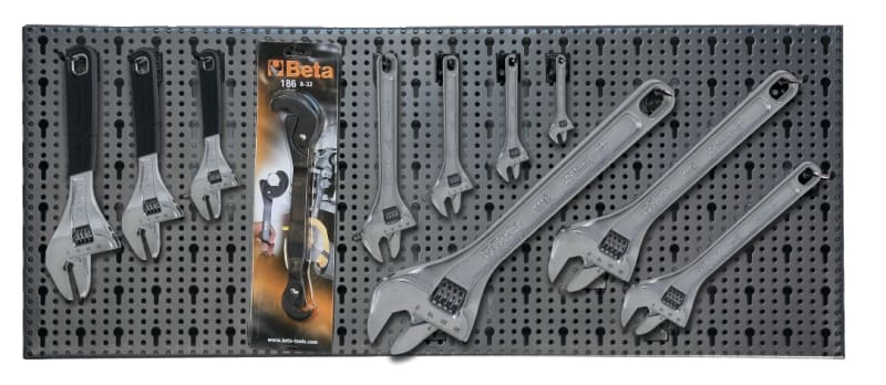BETA - Assortimento 37 utensili con ganci senza pannello Modulo 37 UT. X C68 M/33.