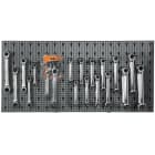 BETA - Assortimento di 65 utensili, con ganci senza pannello. Assortimenti modulo 65 ut. x c68 m/42.