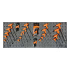 BETA - Assortimento di 176 utensili con ganci senza pannello Modulo 176 Ut. x C68 M/52.