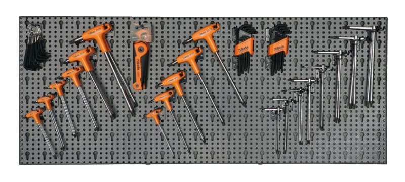 BETA - Assortimento di 150 utensili con ganci senza pannello Modulo 150 Ut. X C68 M/58.