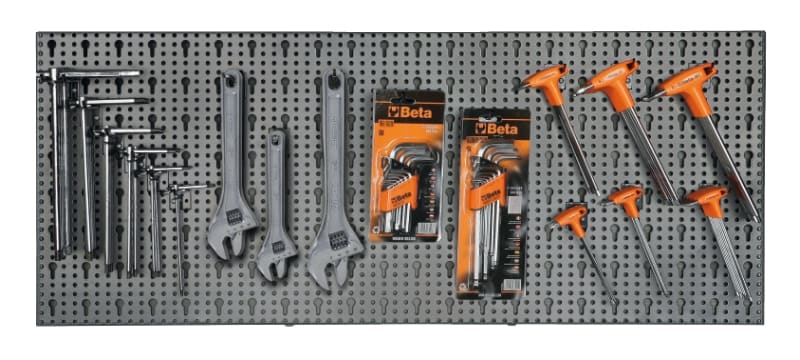 BETA - Assortimento 220 utensili con ganci senza pannello modulo x C68 M/59.