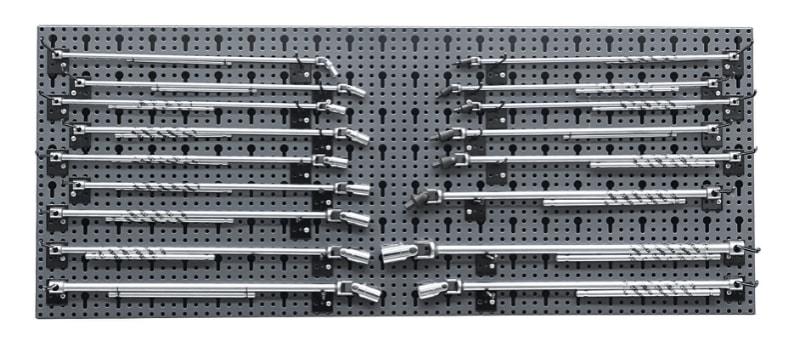 BETA - Assortimento 71 utensili, con ganci senza pannello, assortimenti modulo 71 ut. x c68 m/61.