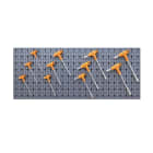 BETA - Assortimento 28 utensili con ganci senza pannello, assortimenti modulo 28 utensili per C68 M/62.