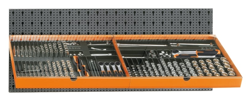 BETA - Assortimento 306 utensili con ganci modulo C68 M/116.
