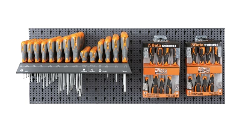 BETA - Assortimento 114 utensili con ganci senza pannello, assortimenti modulo 114 utensili per C68 M/311.