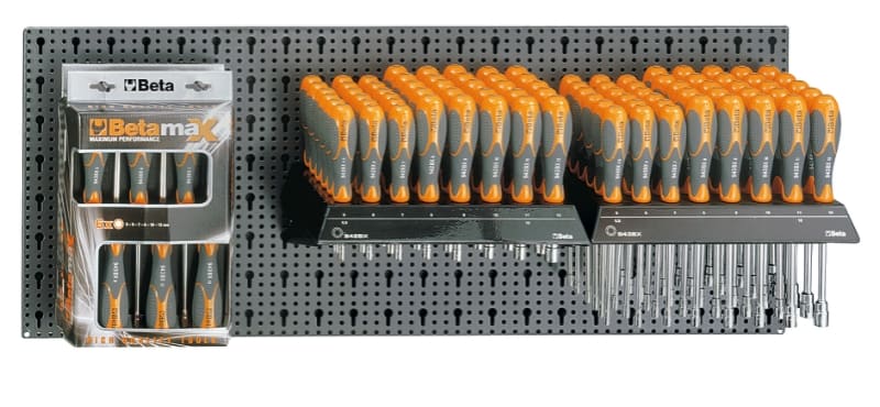 BETA - Assortimento 98 utensili con ganci modulo C68 M/320. 066000320