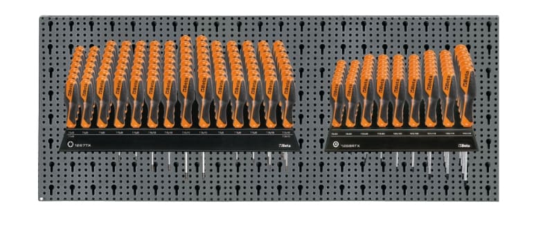 BETA - Assortimento 101 utensili con ganci senza pannello, assortimenti modulo 101 utensili per C68 M/327. 066000327