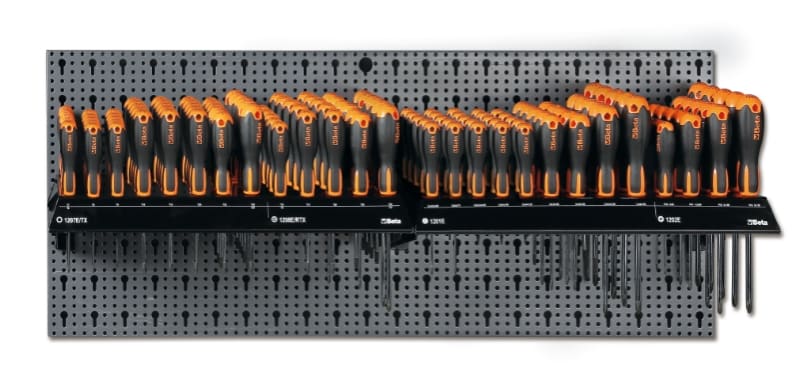 BETA - Assortimento 162 utensili con ganci senza pannello, assortimenti modulo 162 utensili per C68 M/371.