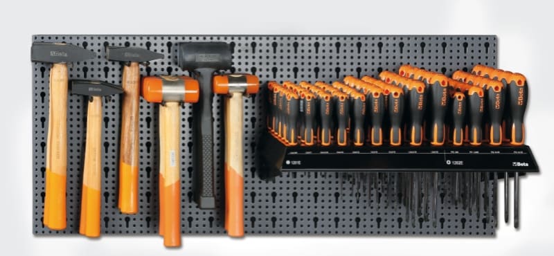 BETA - Assortimento 107 utensili con ganci senza pannello, assortimenti modulo 107 utensili per C68 M/406.