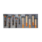 BETA - Assortimento 29 utensili con ganci senza pannello, assortimenti modulo 29 ut. x c68 m/423.