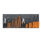 BETA - Assortimento di 41 utensili, con ganci senza pannello, modulo x c68 m/456.
