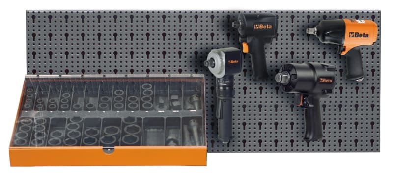 BETA - Assortimento 64 utensili con ganci senza pannello, assortimenti modulo 64 ut. x c68 m/716.