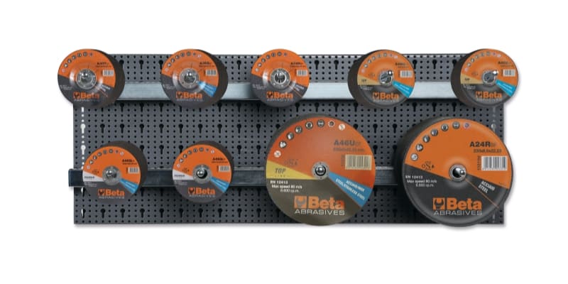 BETA - Assortimento di 560 dischi abrasivi rigidi con ganci senza pannello C68 M/856 560pz.